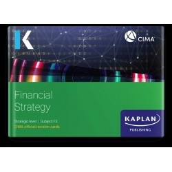 CIMA Financial Strategy (F3) Revision Cards 2025
